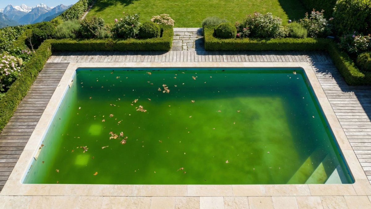 Que faire quand l'eau de ma piscine devient verte ?
